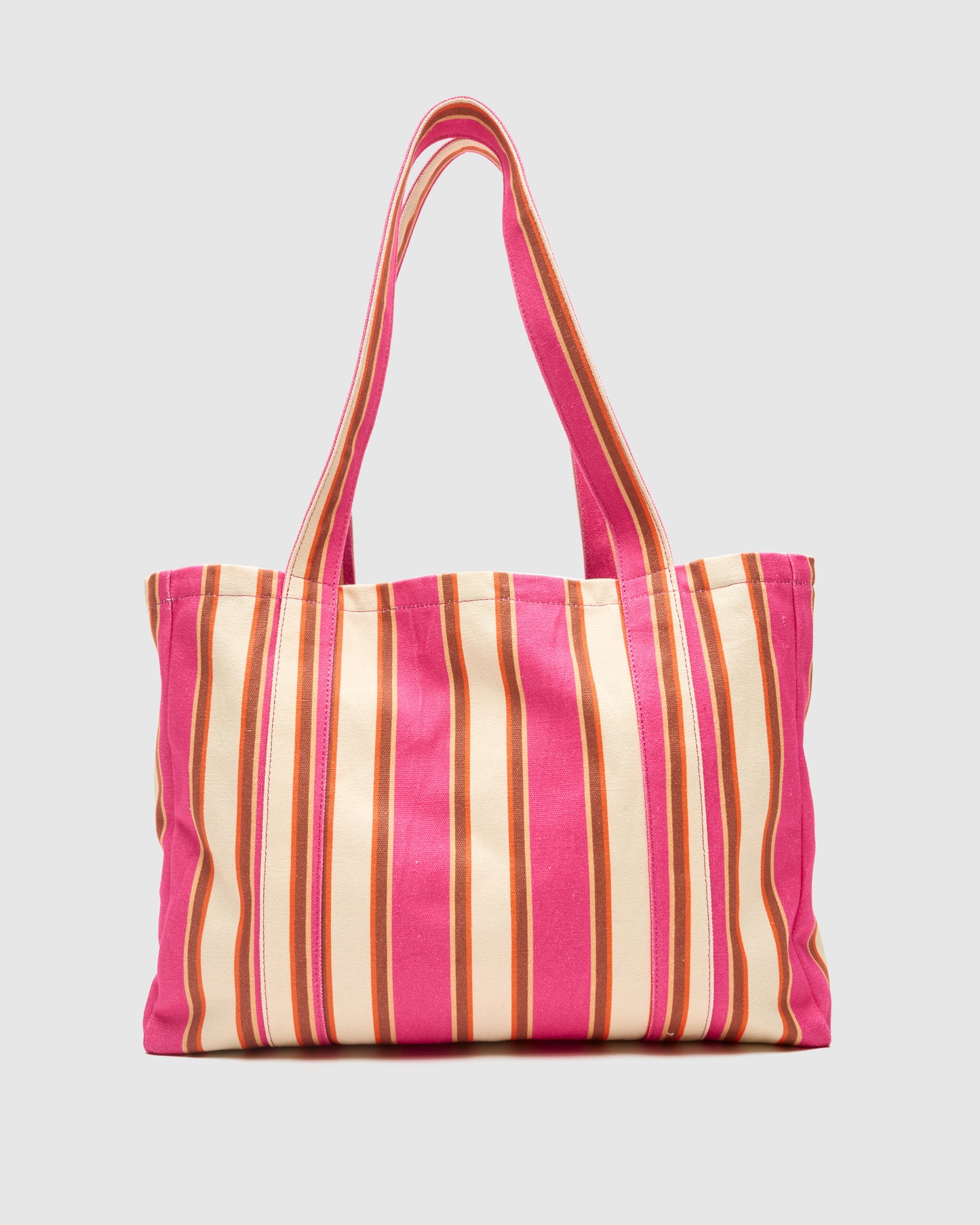 Núnoo Abby Canvas Fuschia Stripes Large Fuschia Stripes