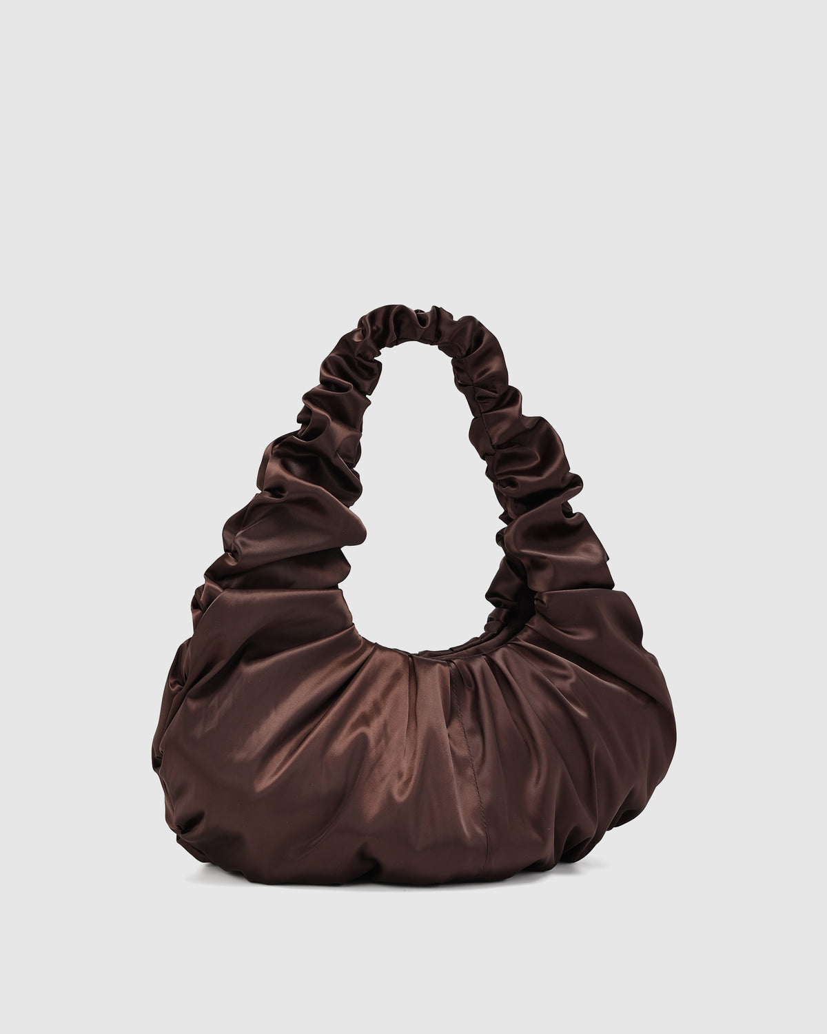 Núnoo Agnes Draped Satin Mole Medium Mole