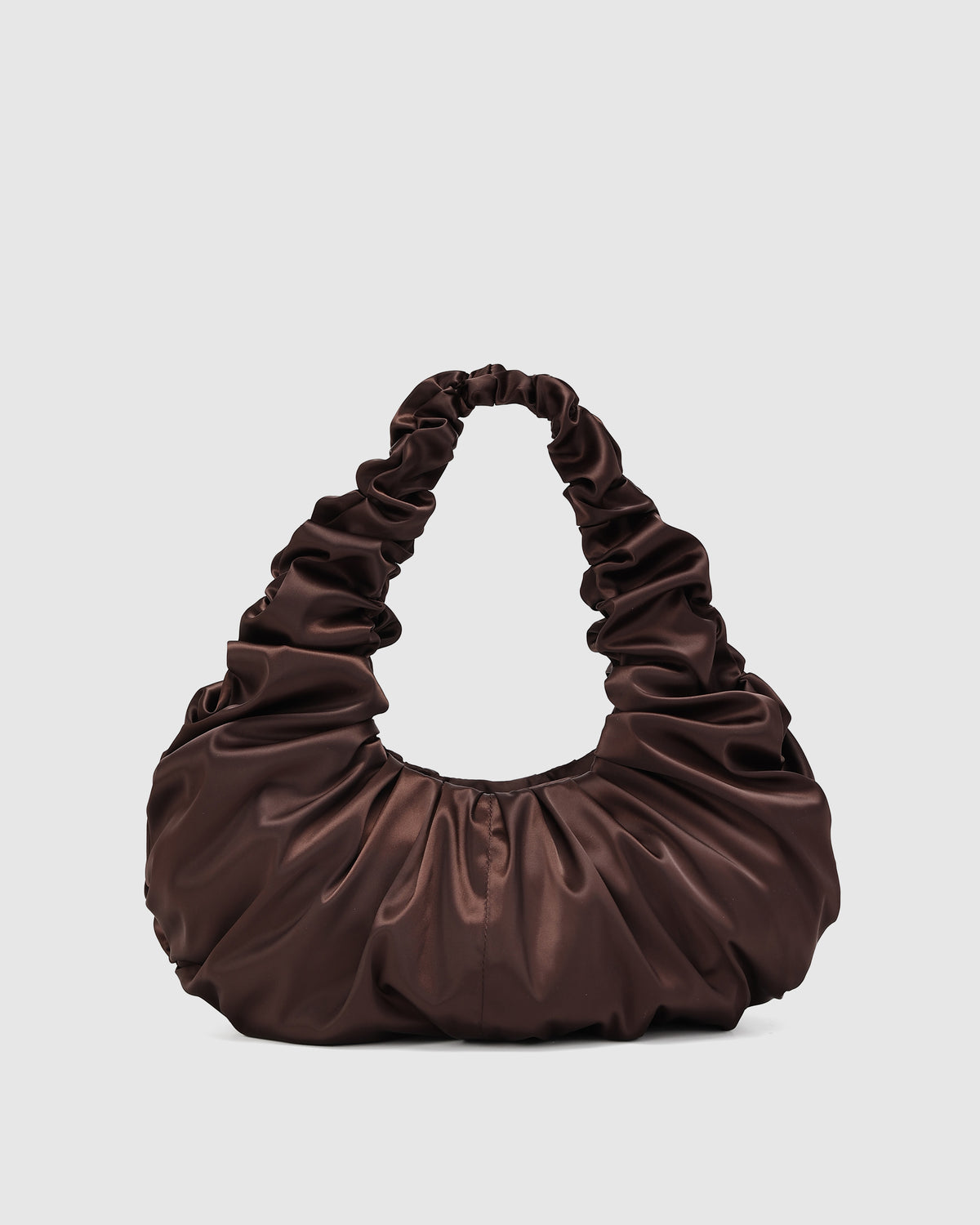 Núnoo Agnes Draped Satin Mole Medium Mole
