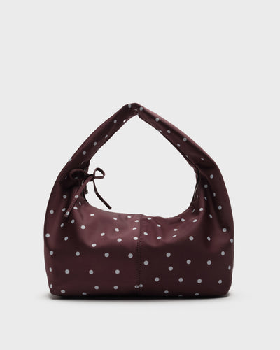 Agnes Recycled Nylon Chocolate Dots
