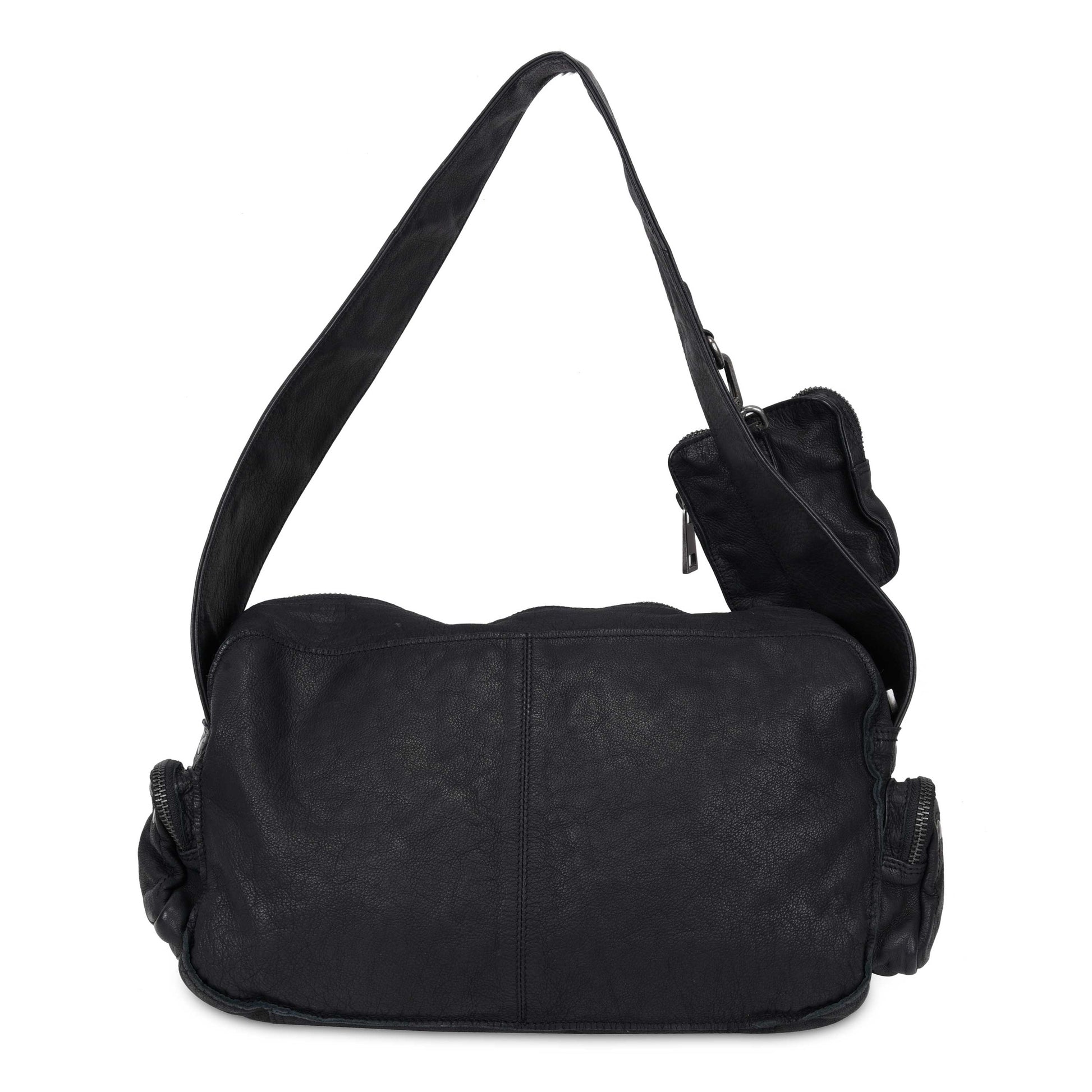 Núnoo Alimakka Pocket Washed Black w. Antique Silver Shoulder bags Black