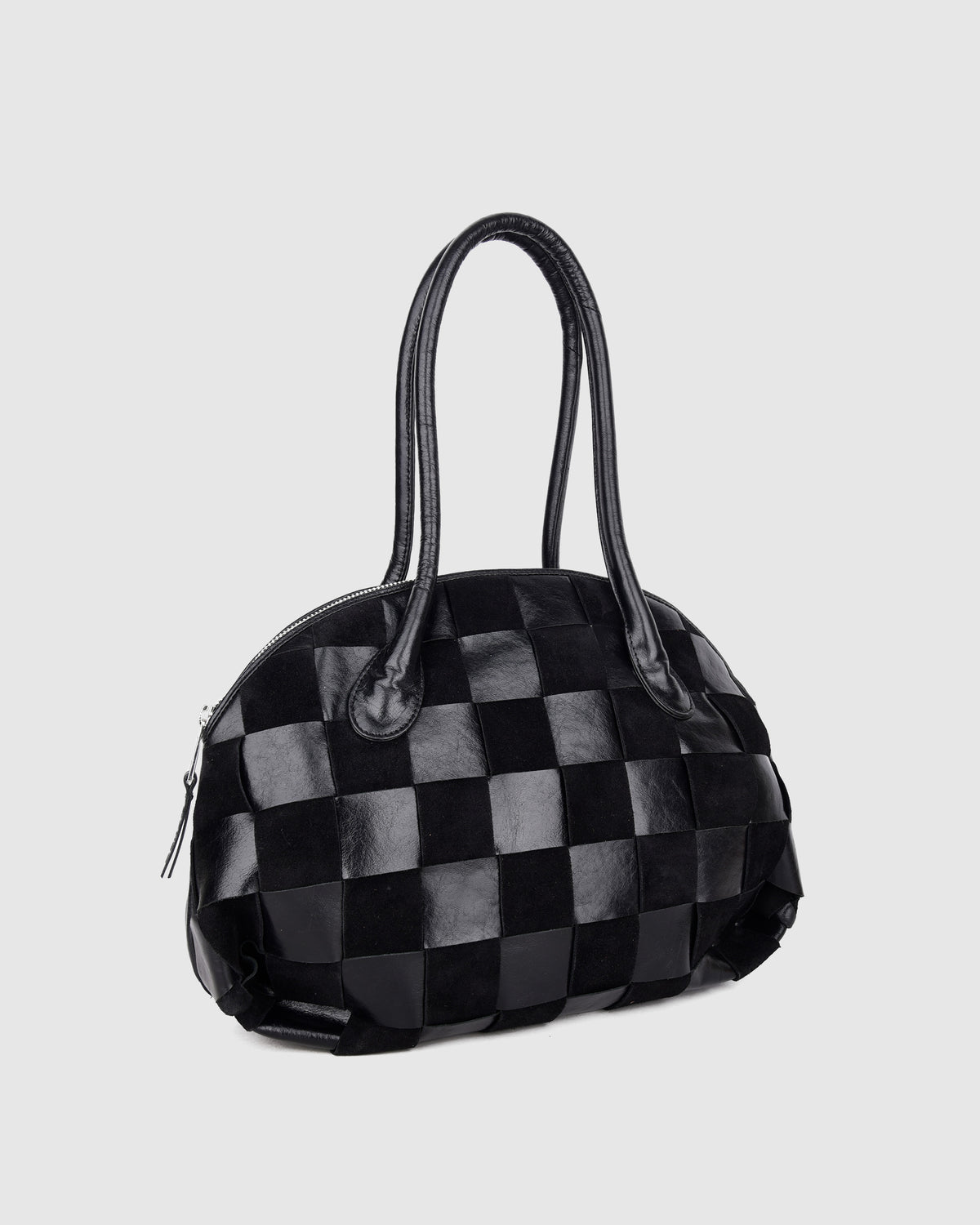 Núnoo Alina Braided Megah w. Suede Black Medium Black