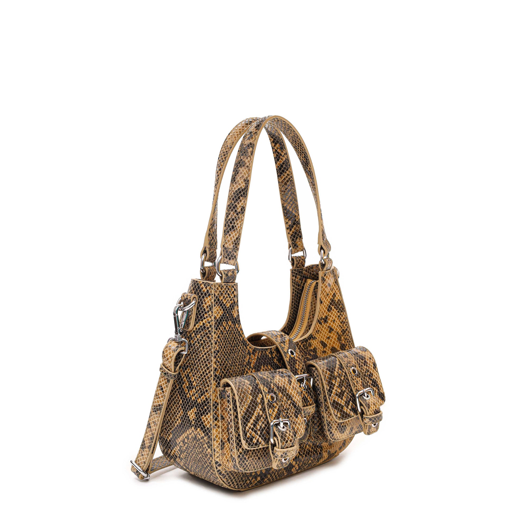 Núnoo Alva Jungle Brown Shoulder bags Brown