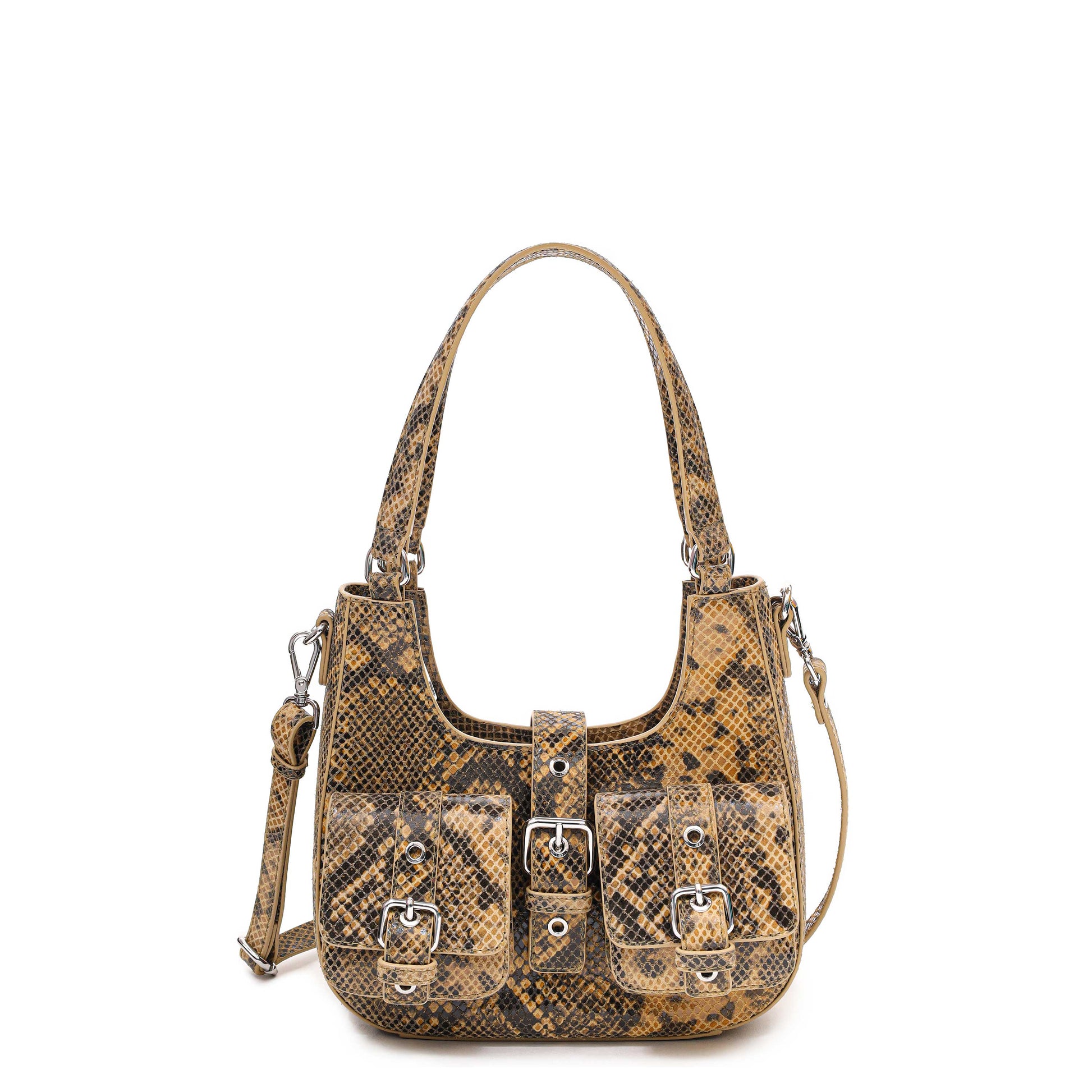 Núnoo Alva Jungle Brown Shoulder bags Brown