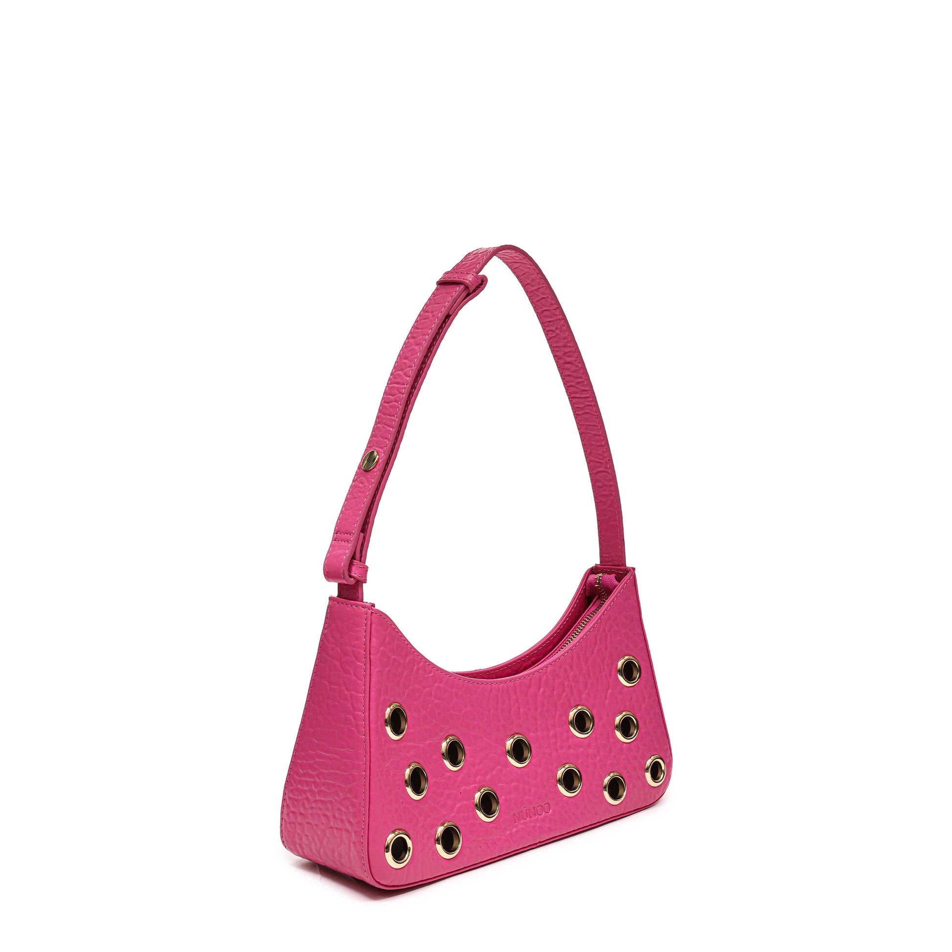 Núnoo Apollo 2 Eyelet New Zealand Pink w. Gold Shoulder bags Pink