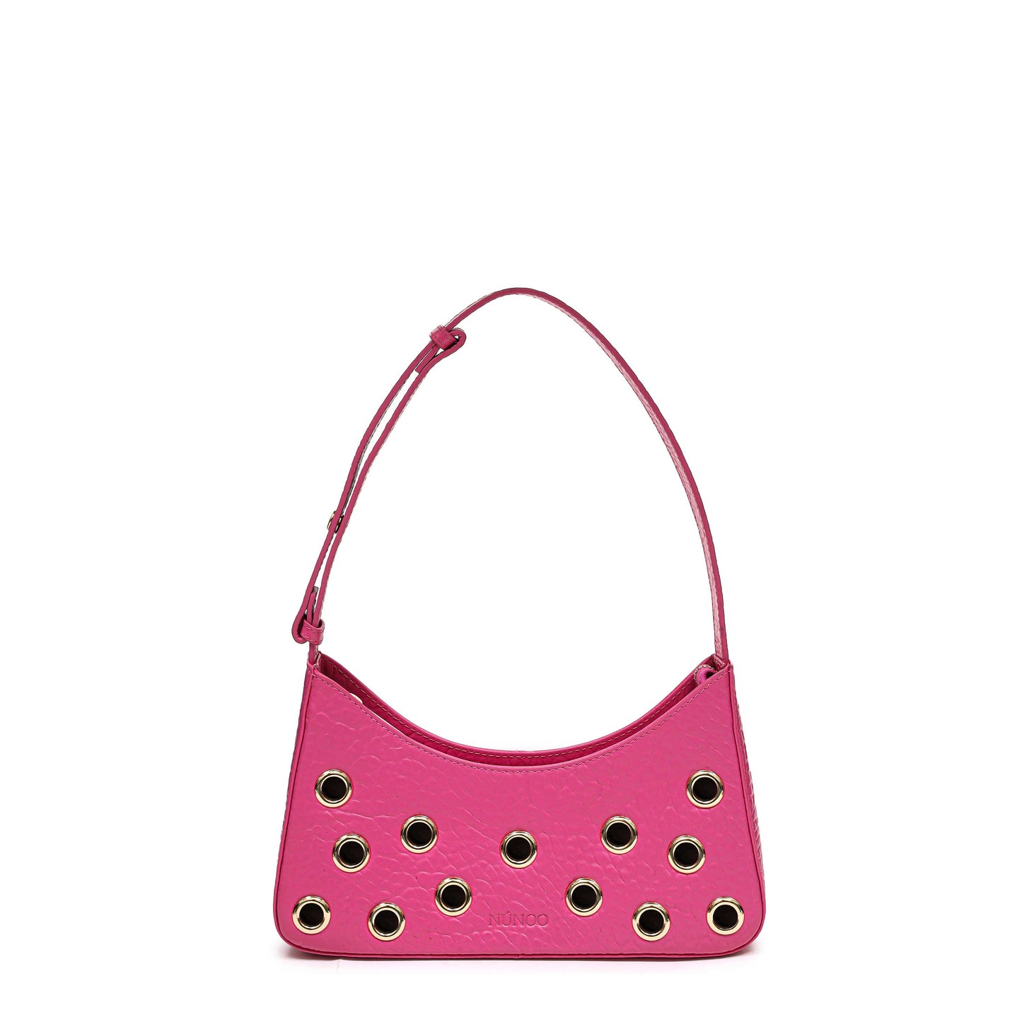 Núnoo Apollo 2 Eyelet New Zealand Pink w. Gold Shoulder bags Pink