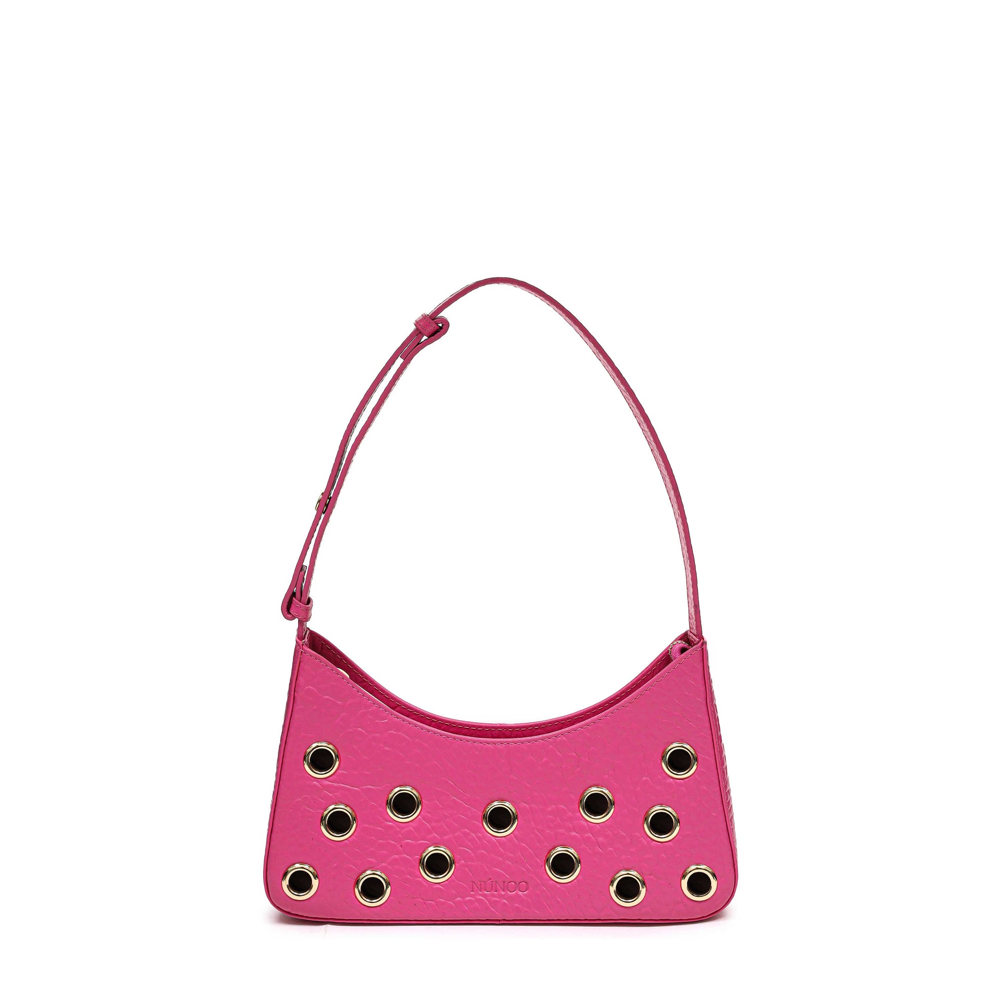 Núnoo Apollo 2 Eyelet New Zealand Pink w. Gold Shoulder bags Pink