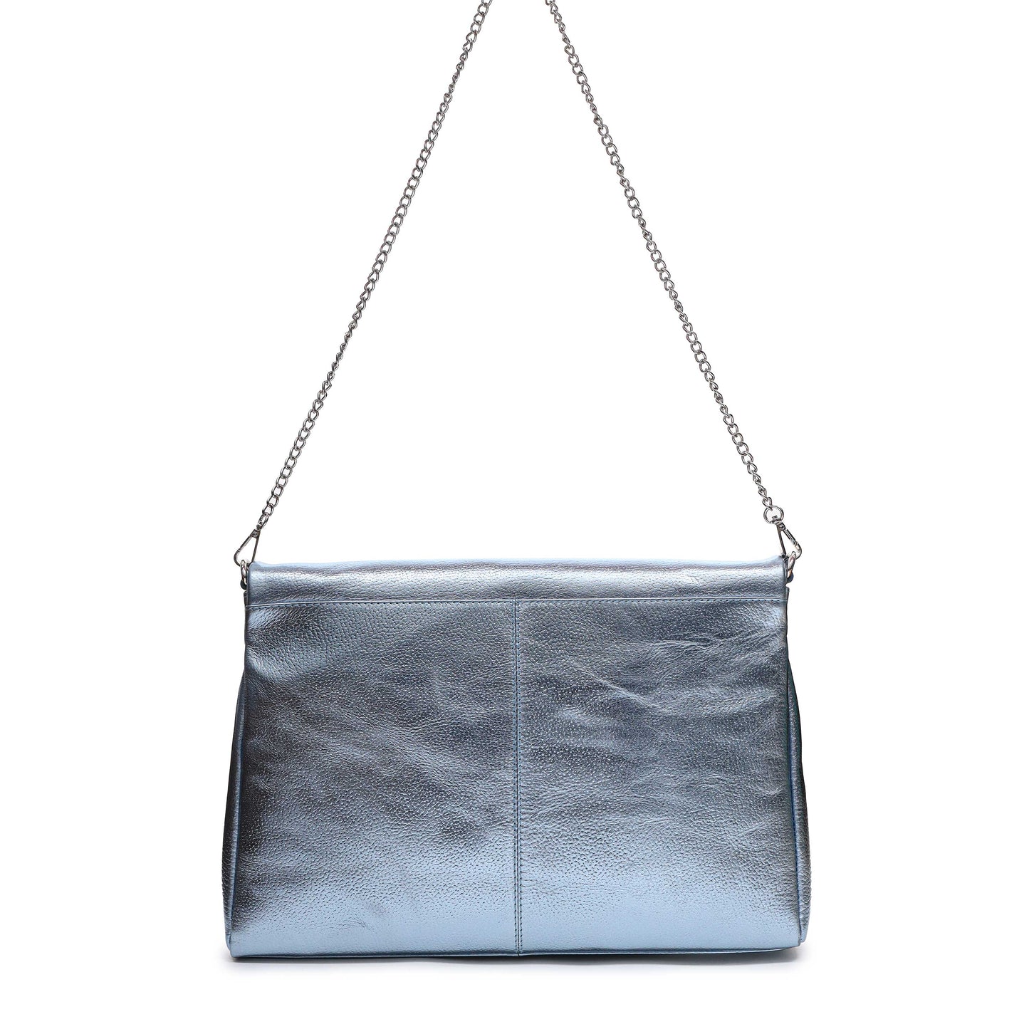 Núnoo Ariana Metallic Light Blue Shoulder bags Light blue