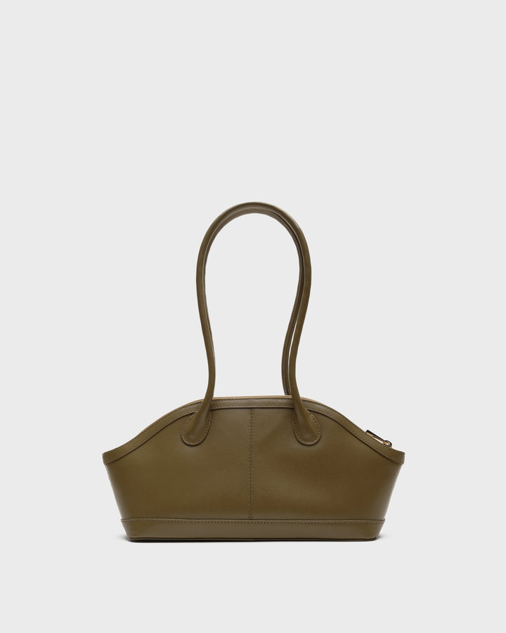 Núnoo Ayo Braided Florence Dusty Olive w. Gold Medium Dusty Olive