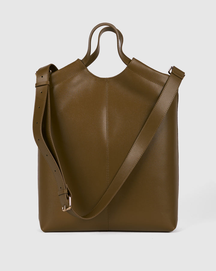 Núnoo Bellis Florence Dusty Olive w. Gold Large Dusty Olive