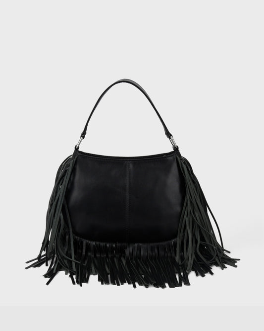 Núnoo Betty Fringe River Black Small bag Black