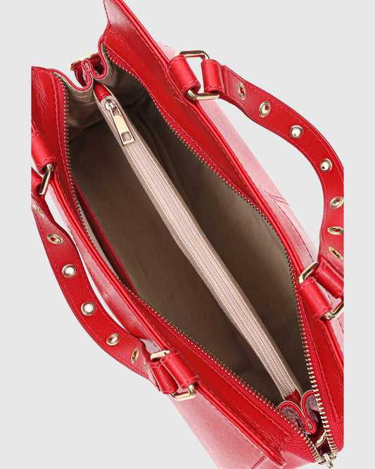 Núnoo Cher 2 Florence Bright Red w. Gold Medium Bright Red