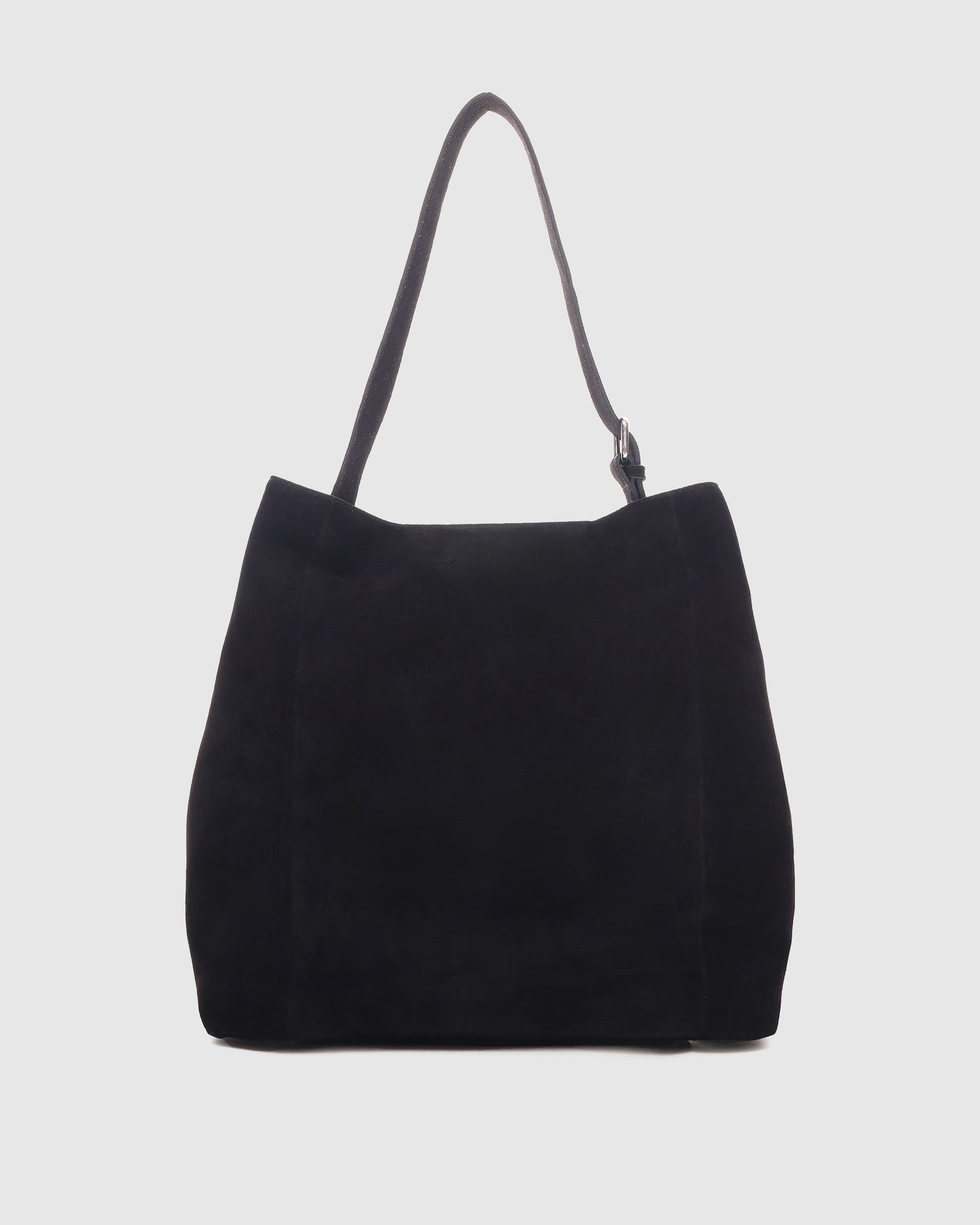 Núnoo Chiara Large Suede Black Large Black