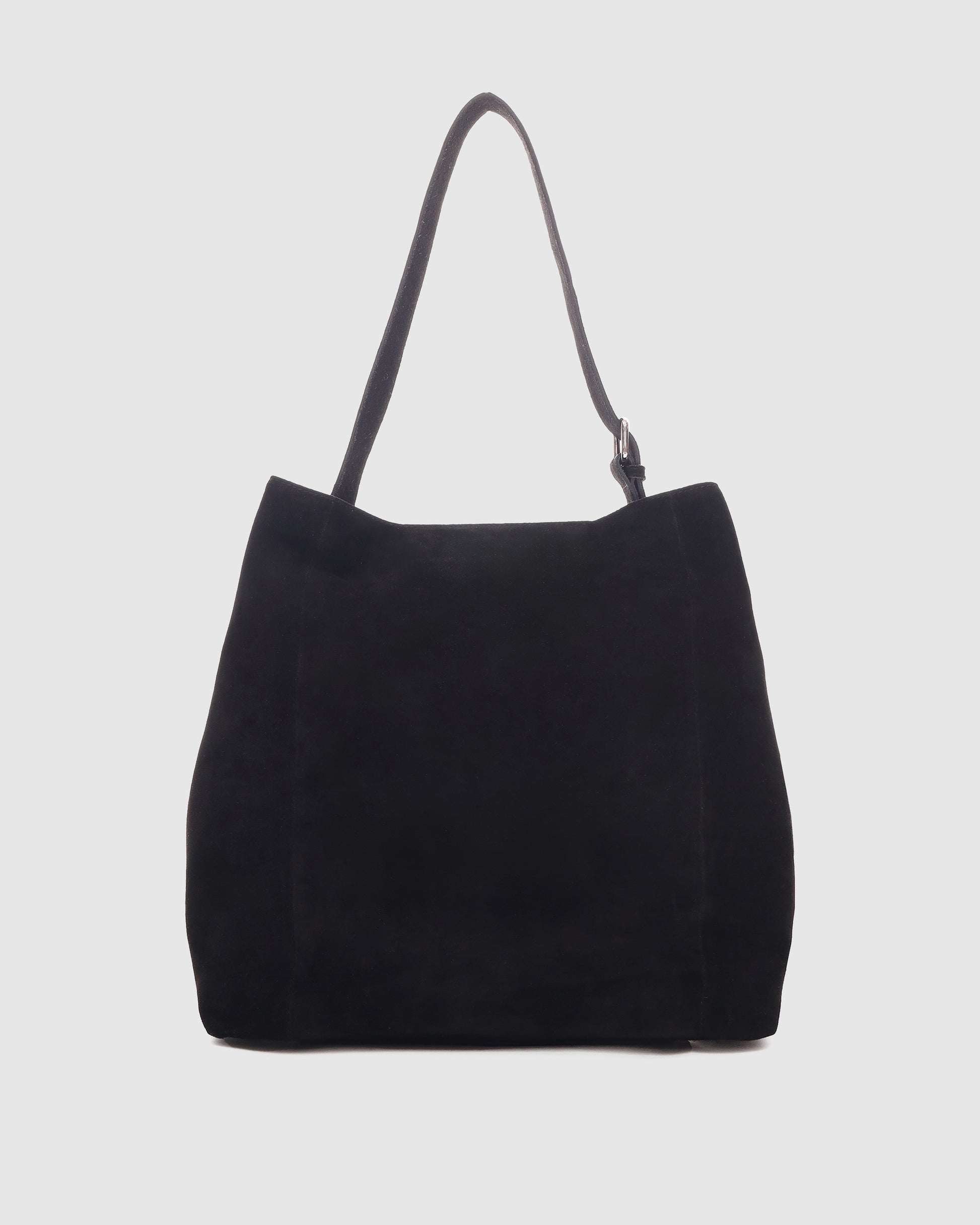 Núnoo Chiara Large Suede Black Large Black