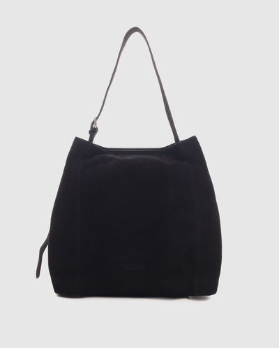 Chiara Large Suede Black