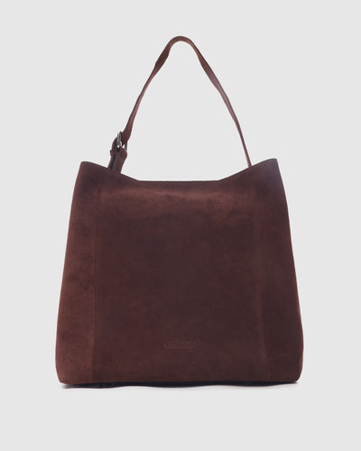 Chiara Large Suede Cacao