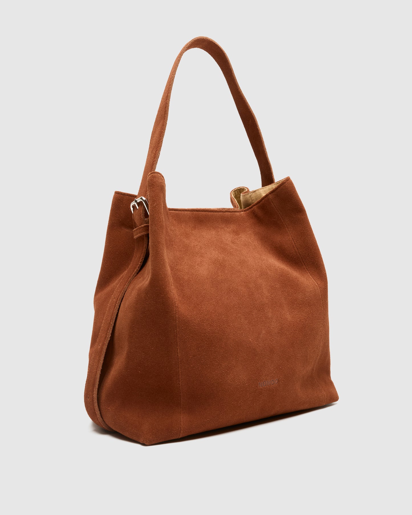 Núnoo Chiara Large Suede Redwood Large Redwood