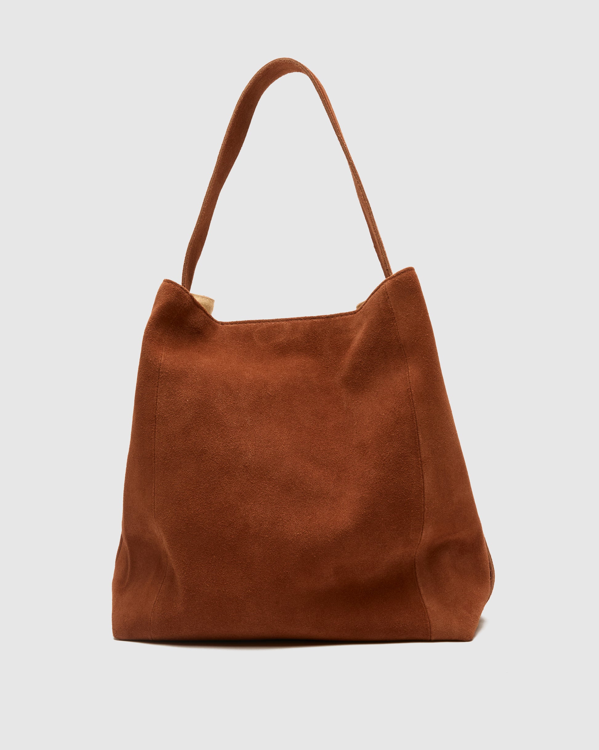 Núnoo Chiara Large Suede Redwood Large Redwood