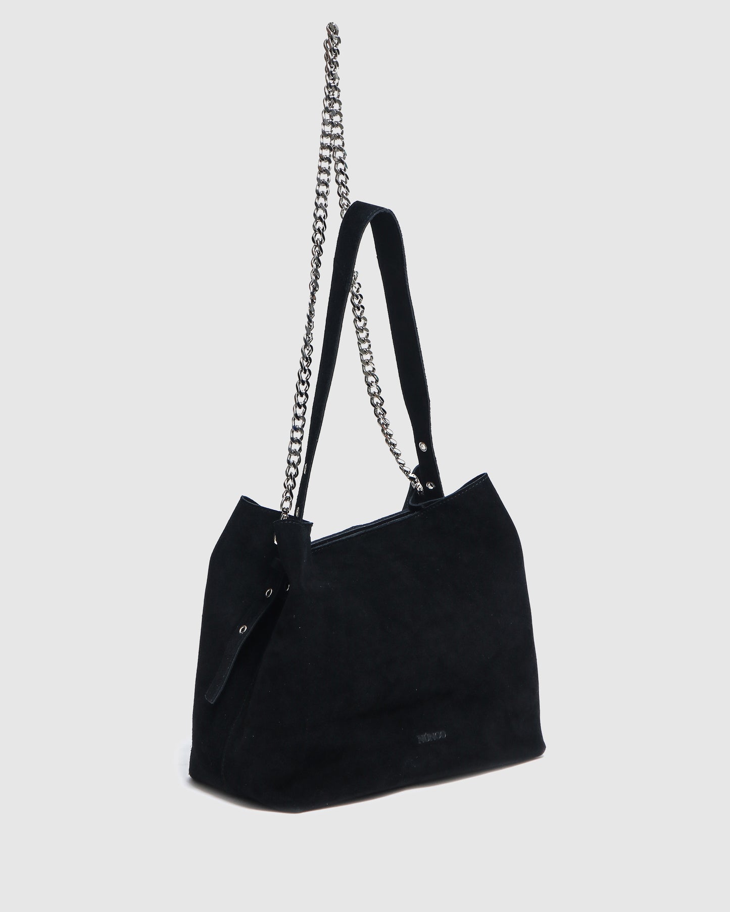 Núnoo Chiara new suede black Large