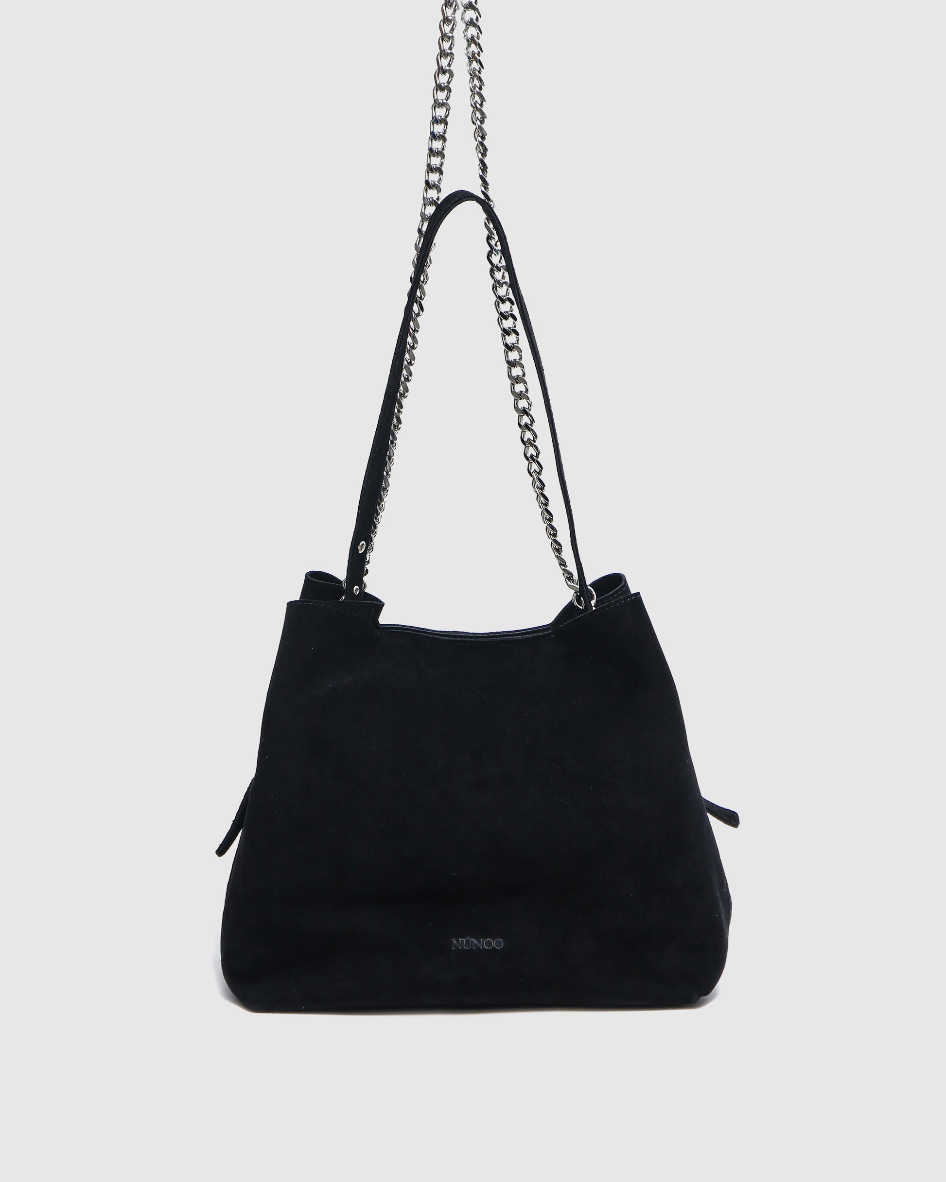 Núnoo Chiara new suede black Large