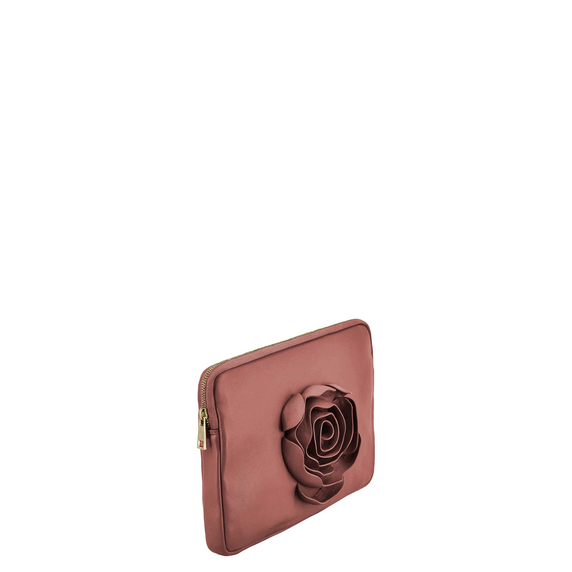 Núnoo Clutch Rose Cozy Dusty Rose w. Gold Clutch Dusty Rose