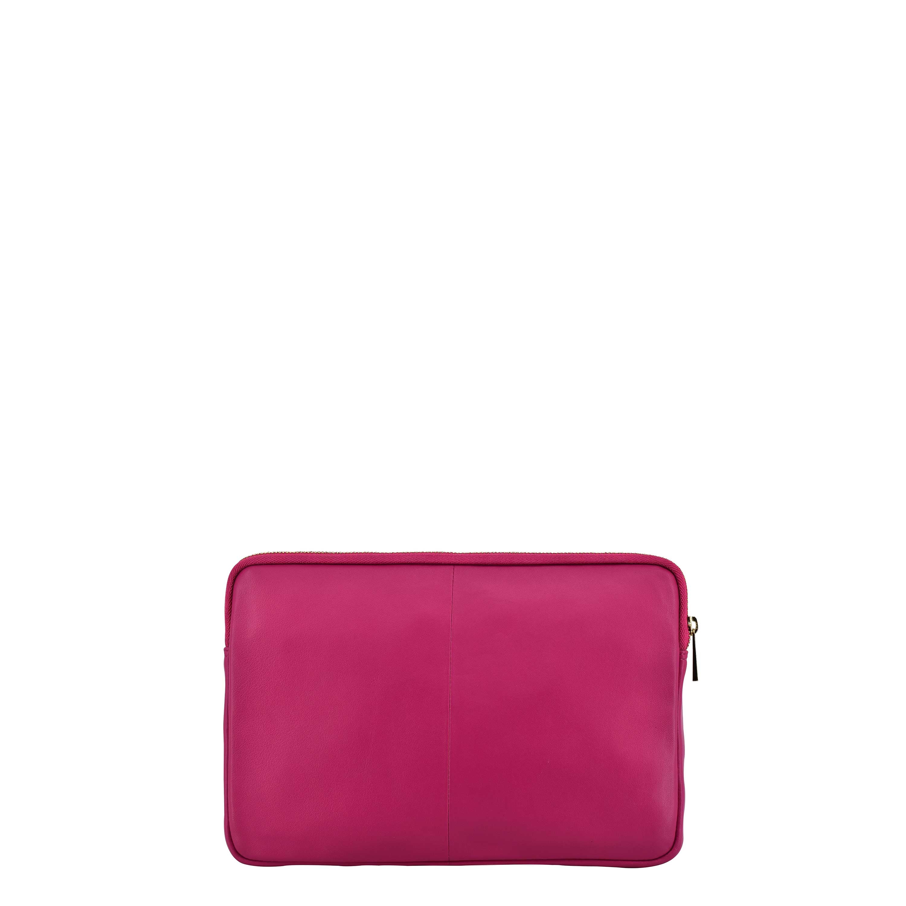 Hot pink leather clutch sale