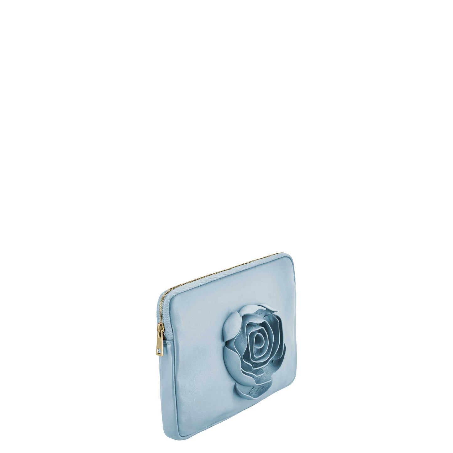 Núnoo Clutch Rose Cozy light blue w. gold Clutch Light blue