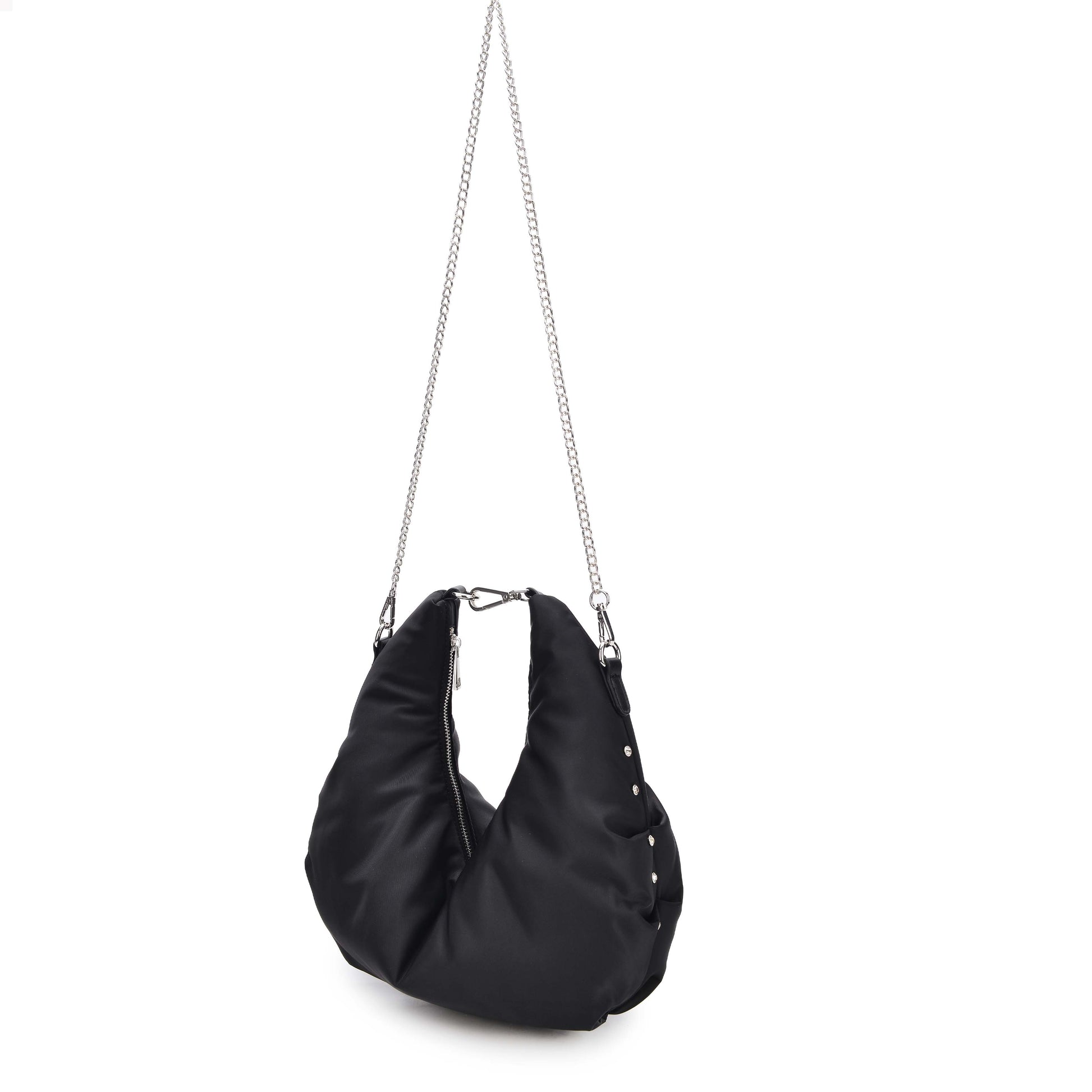 Núnoo Dagmar Recycled Nylon w. Crystal Black Medium Black