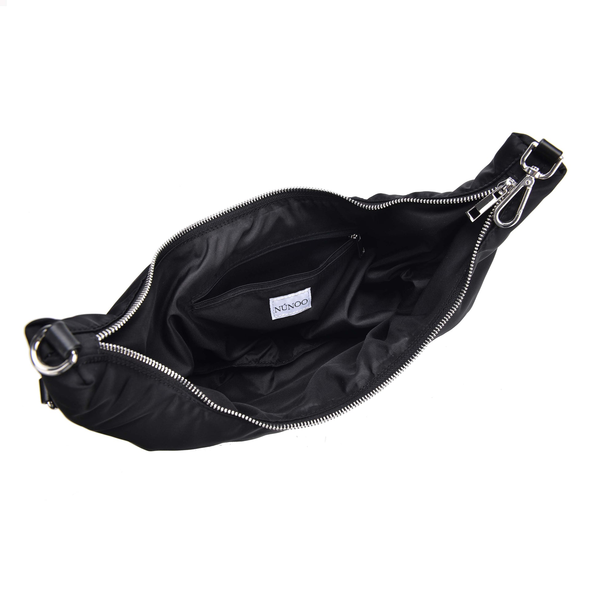 Núnoo Dagmar Recycled Nylon w. Crystal Black Medium Black