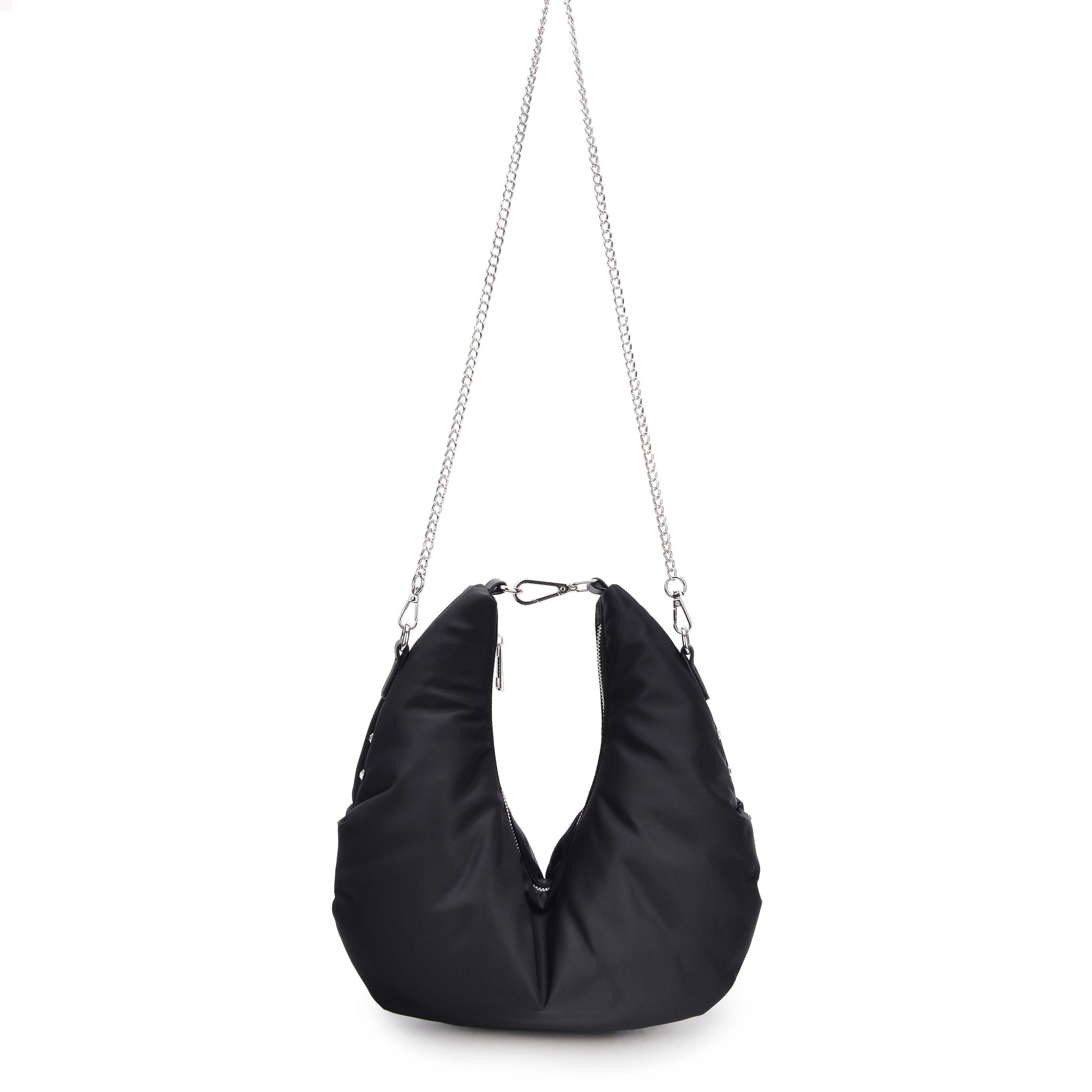 Núnoo Dagmar Recycled Nylon w. Crystal Black Medium Black