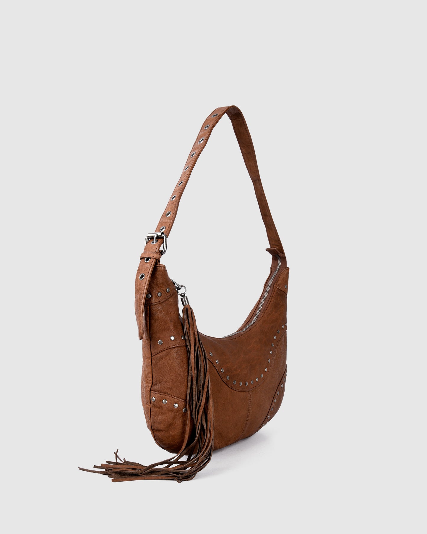 Núnoo Dagmar Rivet Washed Ginger w. Antique Silver Medium Ginger