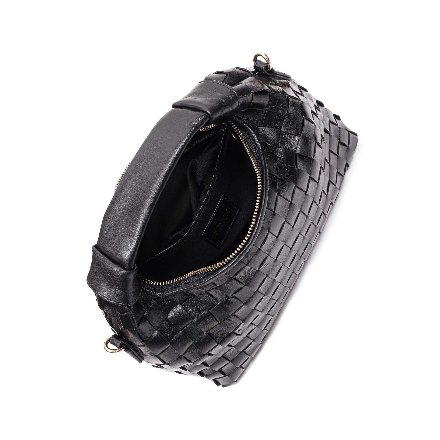 Núnoo Dandy Braided Air 3 Black w. gold Medium Black