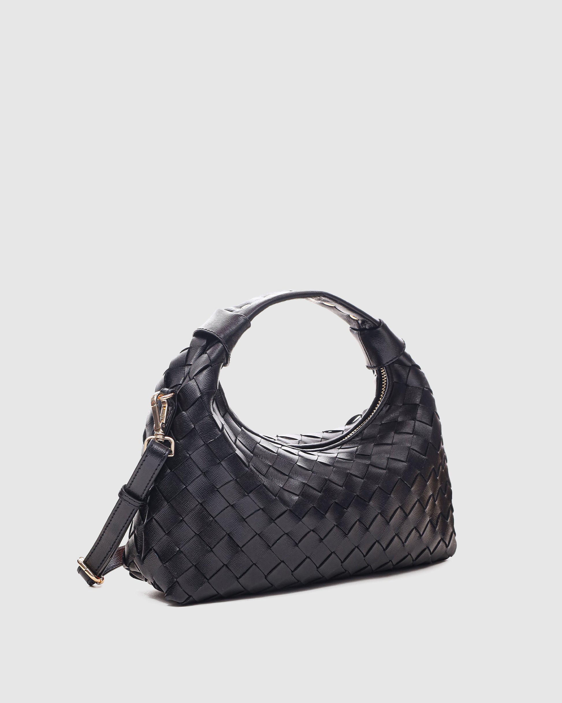 Núnoo Dandy Braided Florence Black w. Gold Medium Black