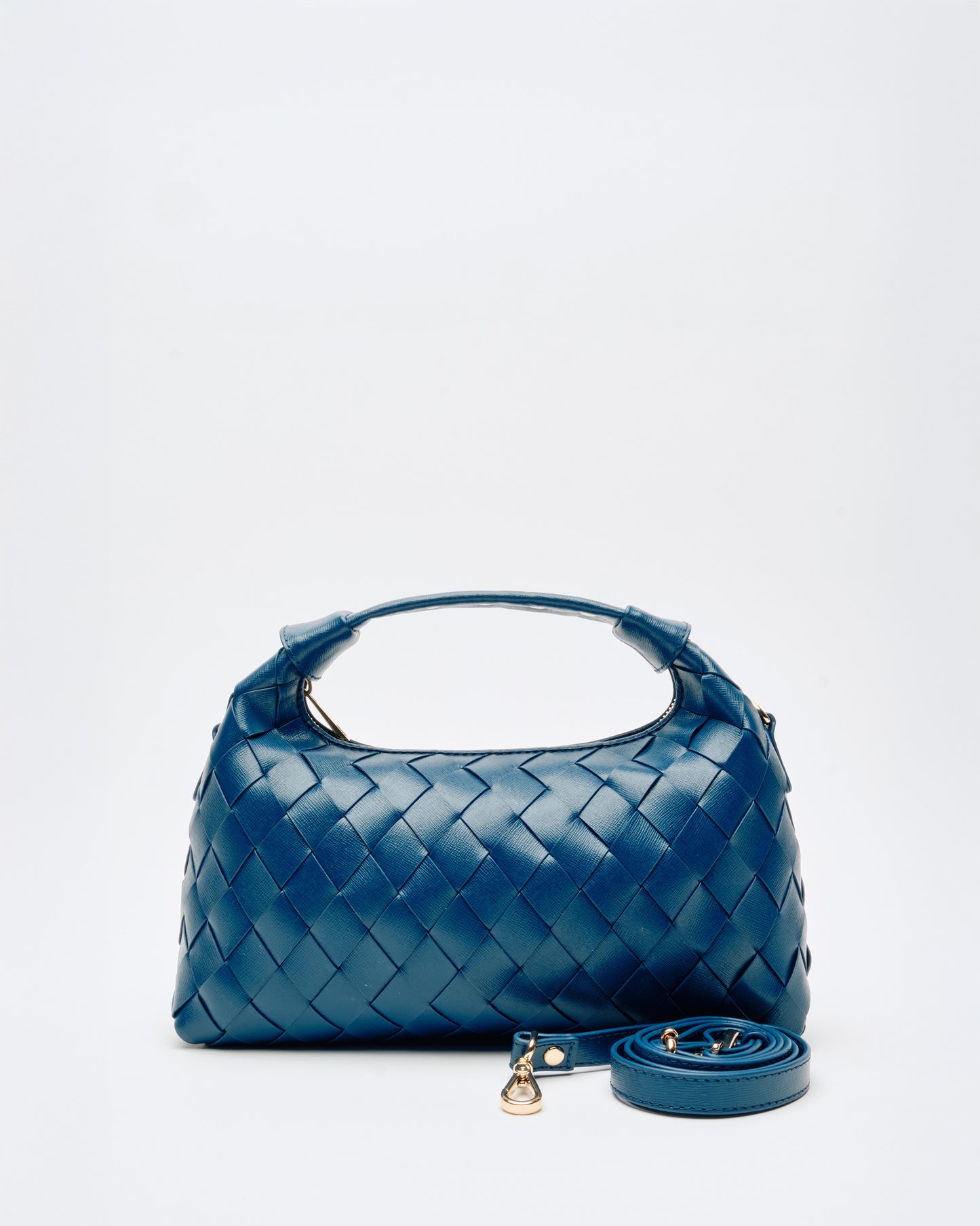 Núnoo Dandy Braided Florence Deep Blue w. Gold Medium Deep Blue