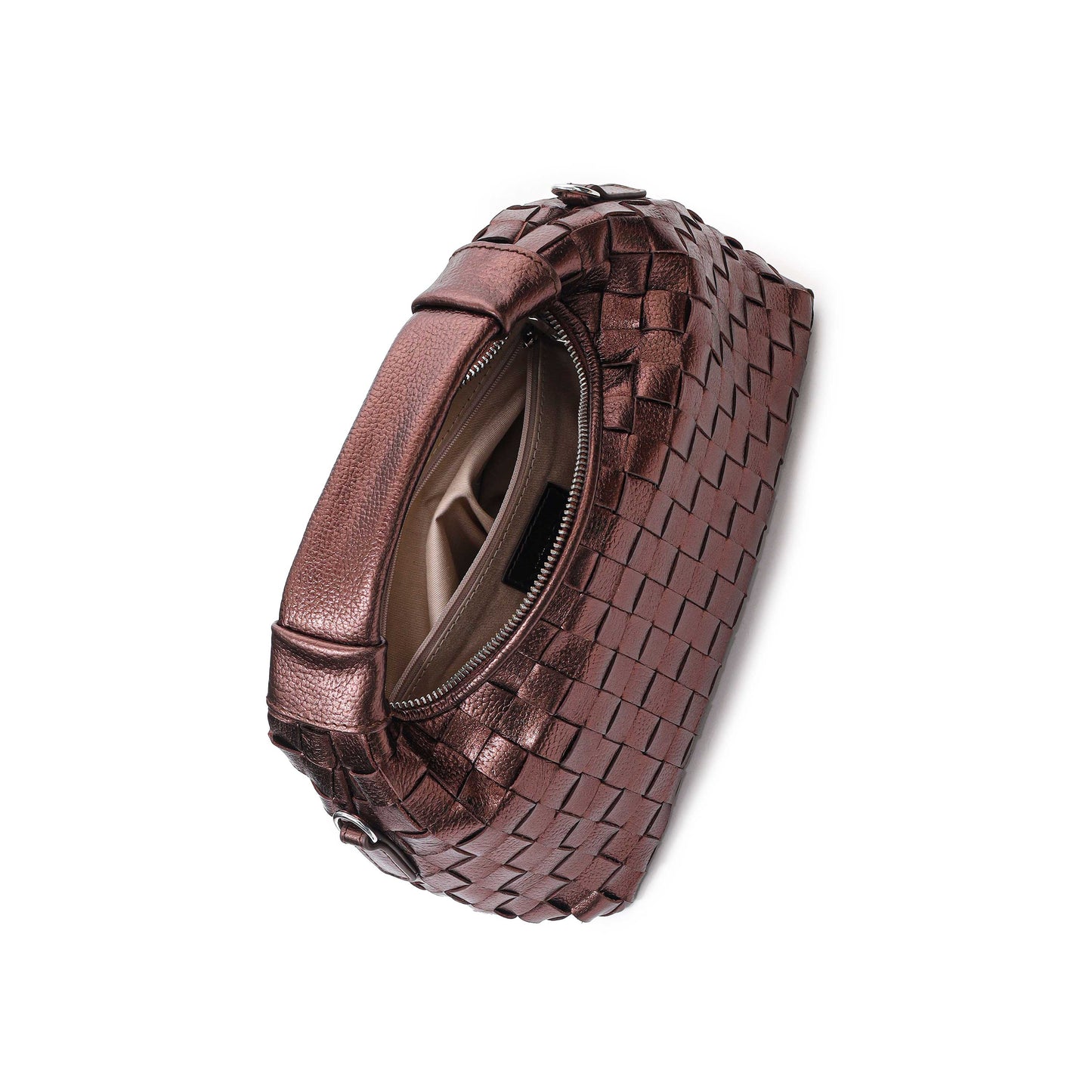 Núnoo Dandy Braided Metallic Brown Medium Brown