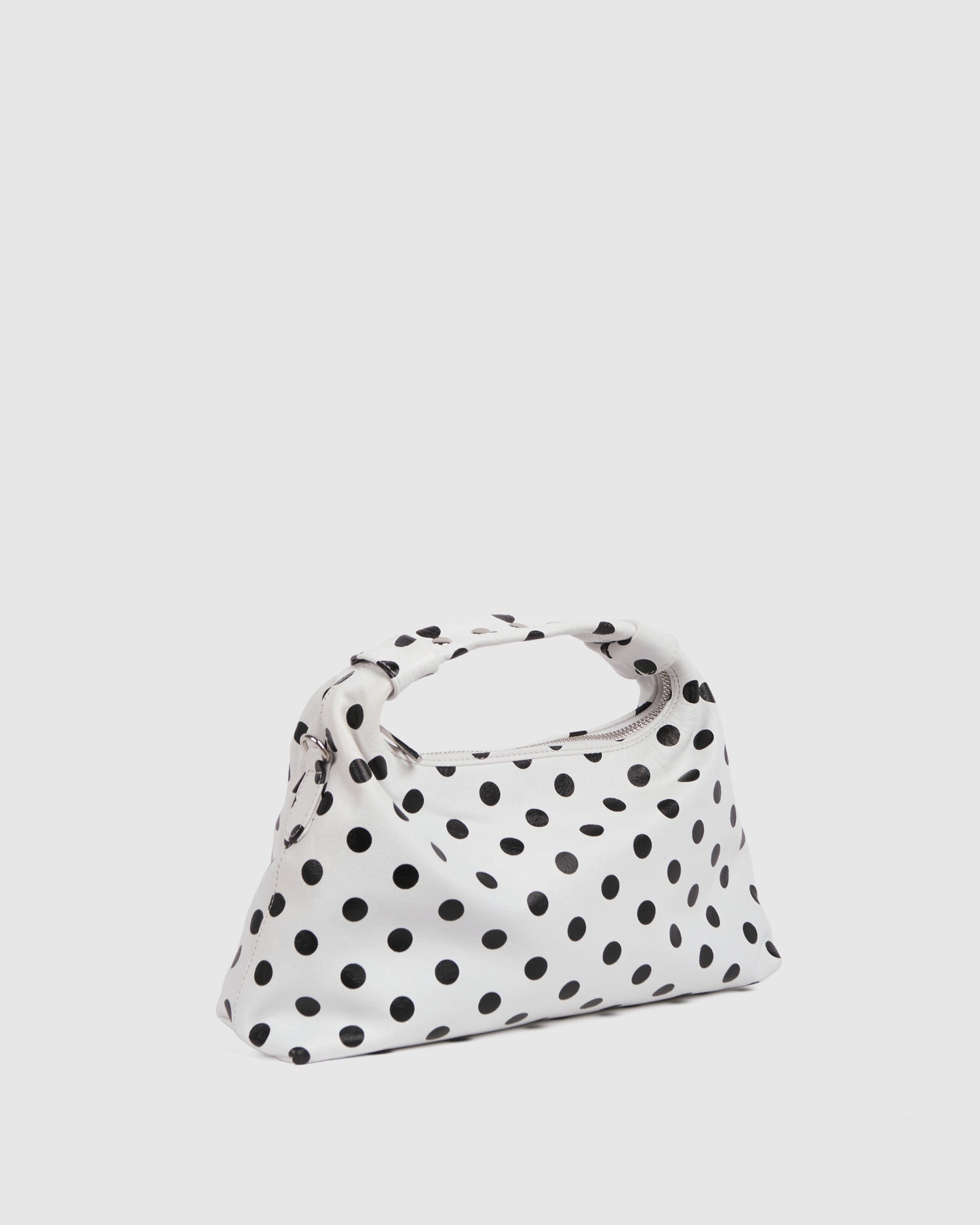 Núnoo Dandy Buckle Polka White/Black Medium White/Black