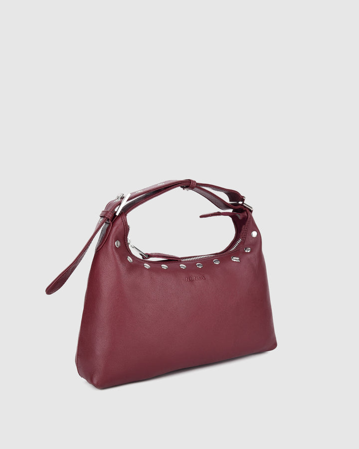 Núnoo Dandy Buckle Studs Mountain Bordeaux Medium Bordeaux