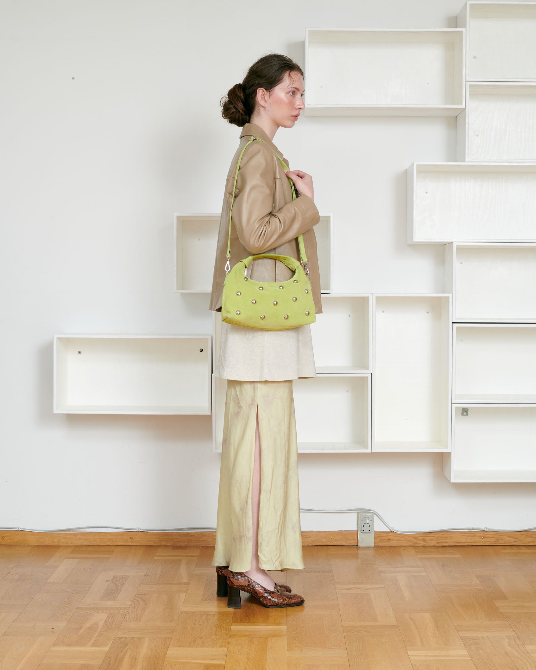 Dandy Rivet Suede Lime – Núnoo EU