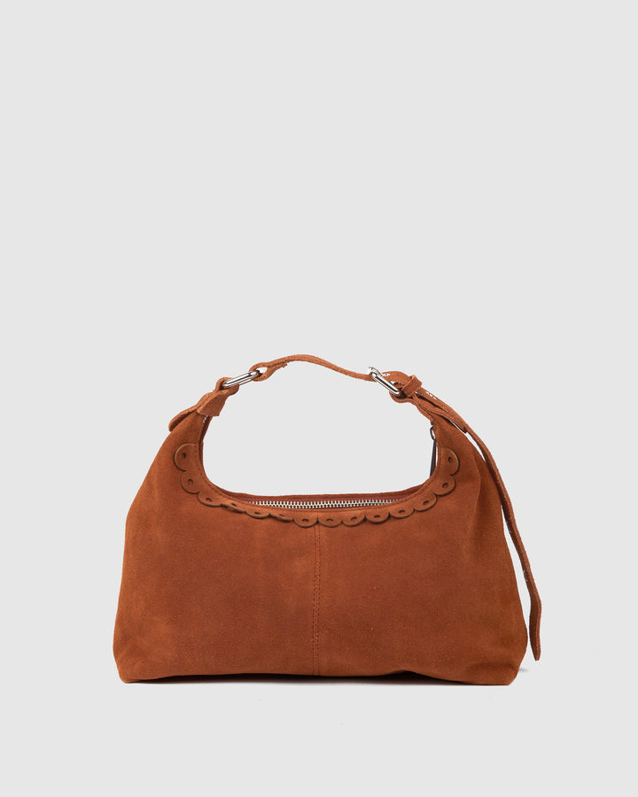 Núnoo Dandy Scallop Suede Redwood Medium Redwood