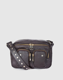 Ellie Air 1 Dark Brown w. Gold