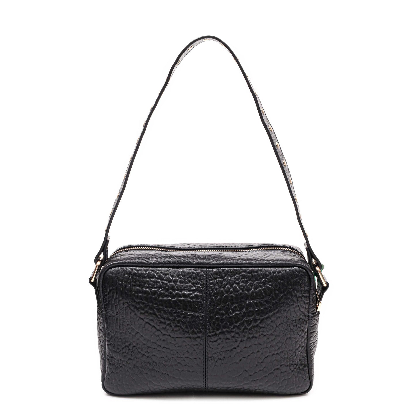 Núnoo Ellie Buckle New Zealand Black w. Gold Shoulder bags Black