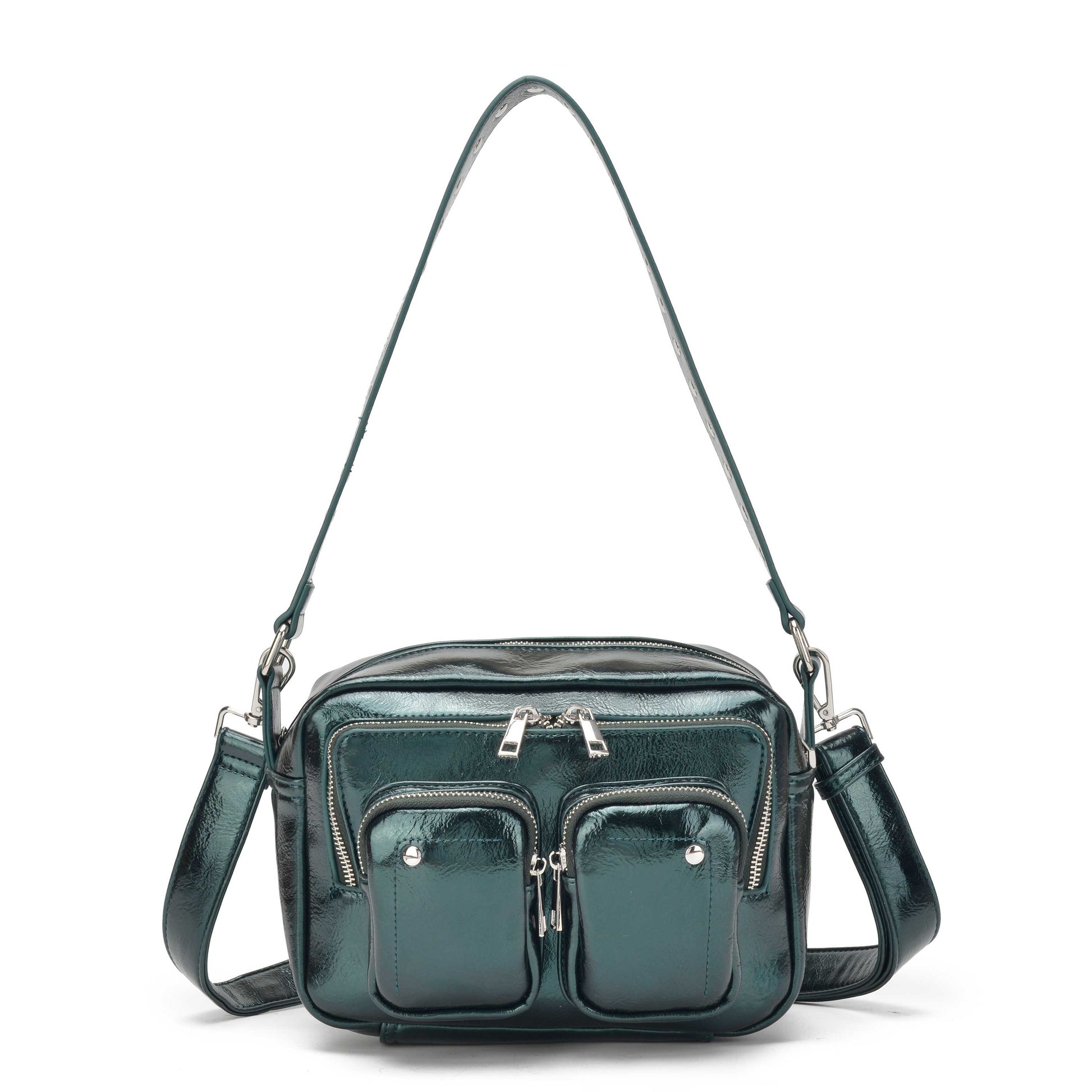 Núnoo Ellie Recycled Cool Dark Green Shoulder bags Dark green