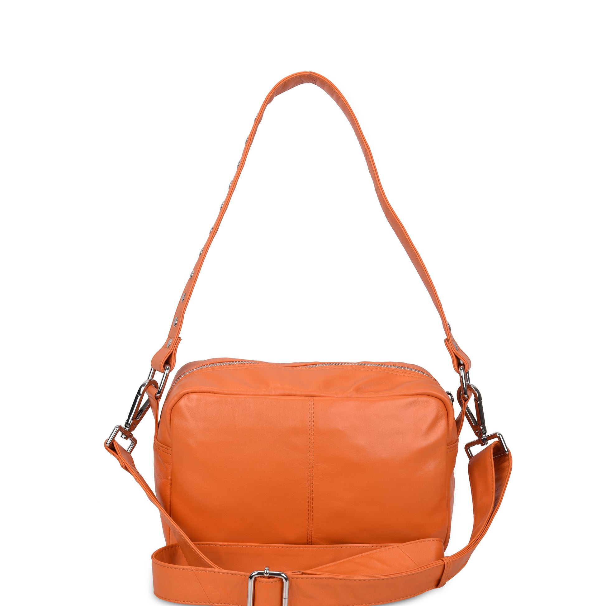 Núnoo Ellie Silky Orange Ferent Crossbody Orange