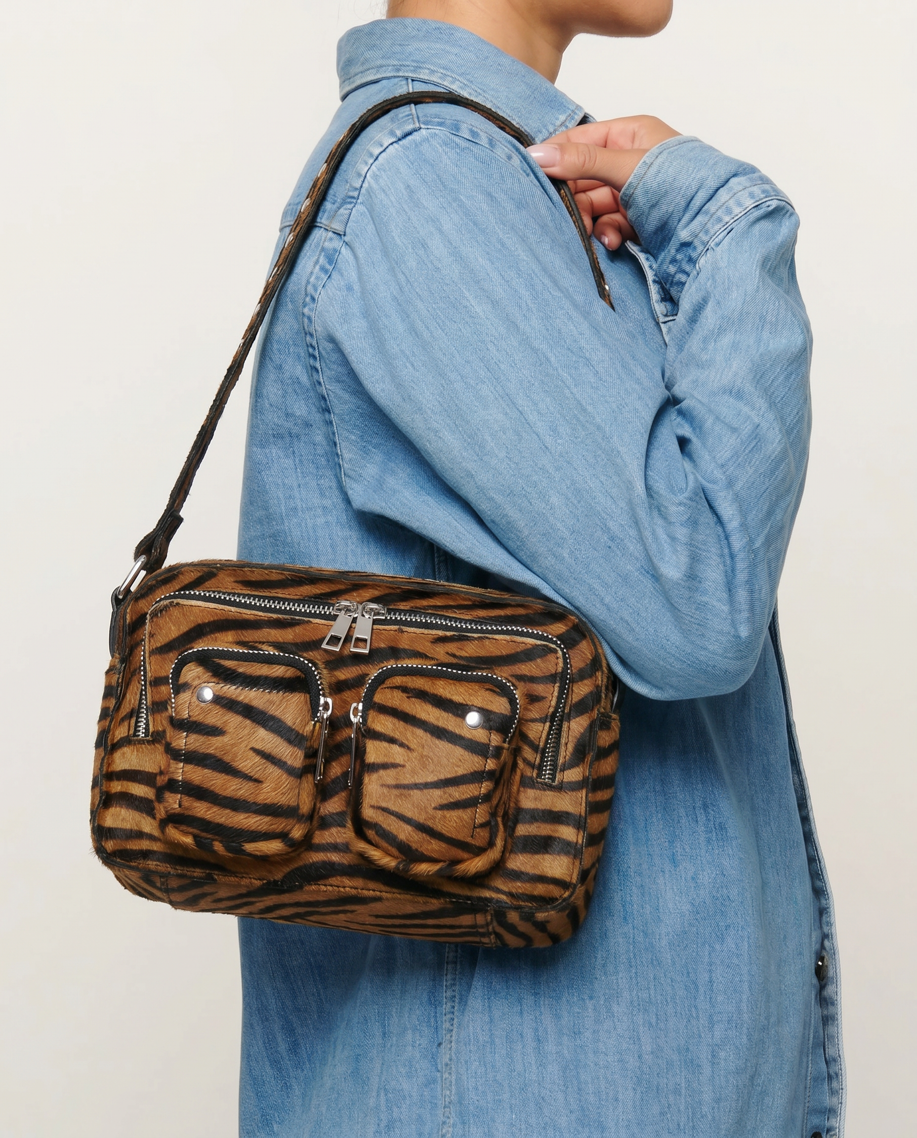 Núnoo Ellie Stripes Deluxe Dark Brown Medium Stripes [AI]