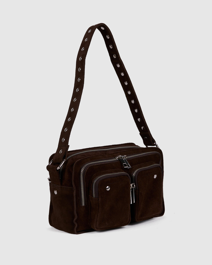 Núnoo Ellie Suede Chocolate Medium Chocolate