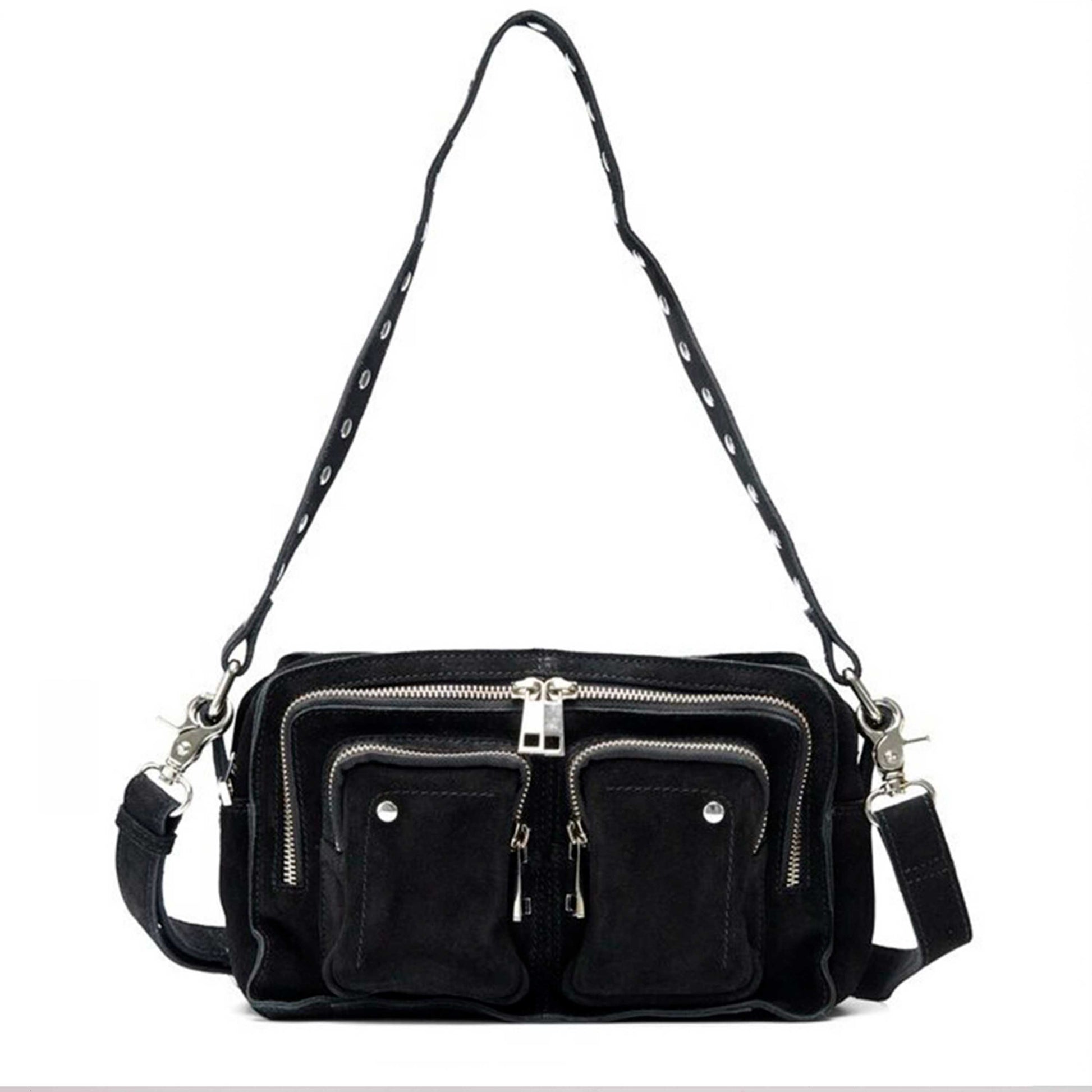 Núnoo Ellie new suede black Crossbody Black