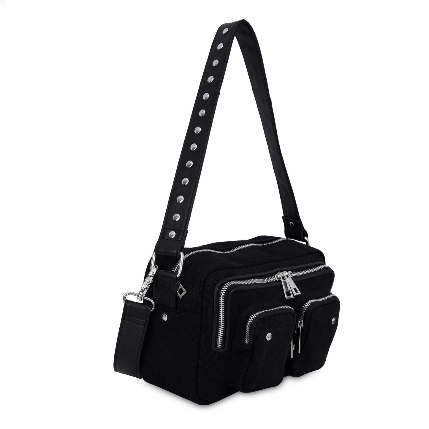 Núnoo Ellie recycled canvas black Crossbody Black