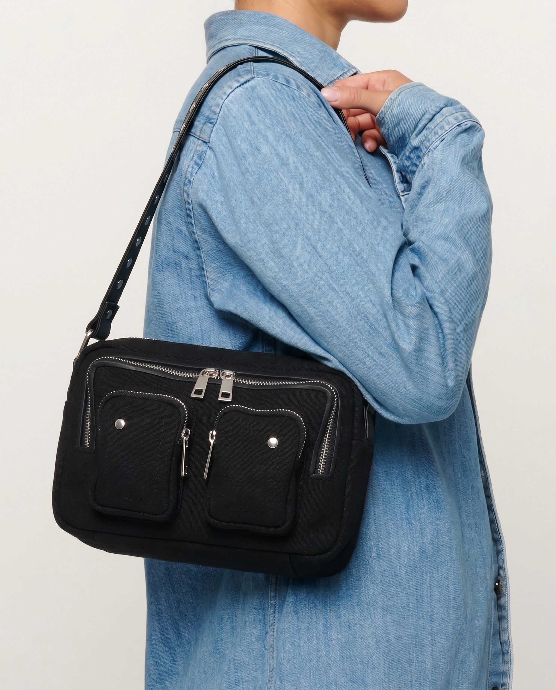 Núnoo Ellie recycled canvas black Medium Black [AI]