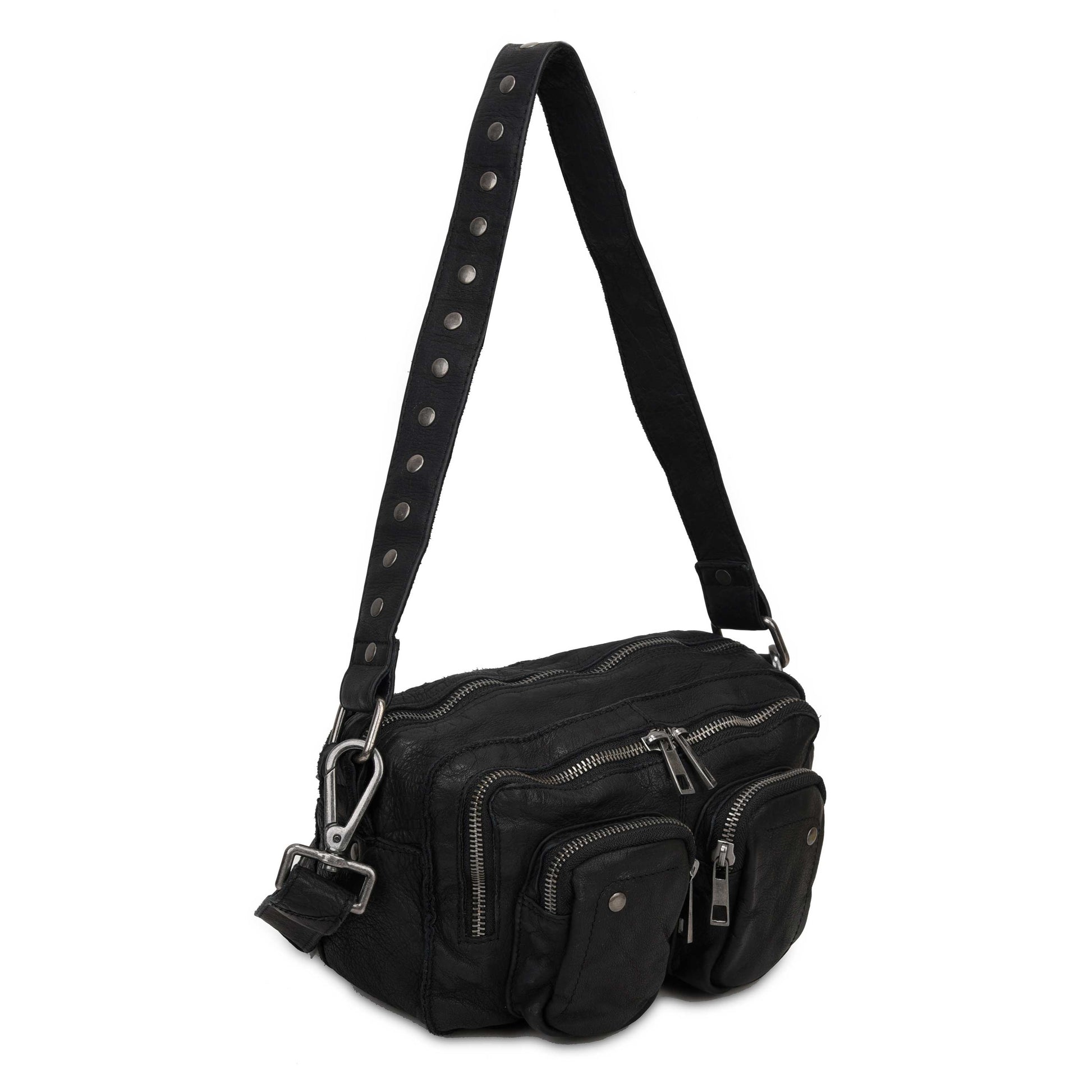 Núnoo Ellie washed Crossbody Black