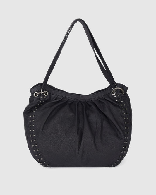 Núnoo Elsa Nail Washed Black w. Antique Silver Large Black